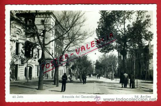 Postales: POSTAL JAEN, AVENIDA DEL GENERALISIMO,   P73005