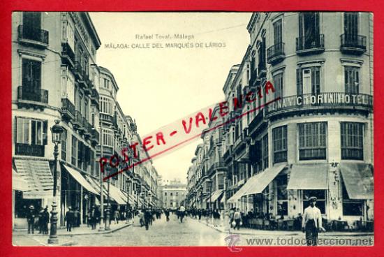 Postales: POSTAL MALAGA, CALLE DEL MARQUES DE LARIOS,   P73133