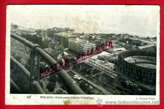 Postales: POSTAL MALAGA, VISTA PARCIAL DESDE GIBRALFARO,   P73148