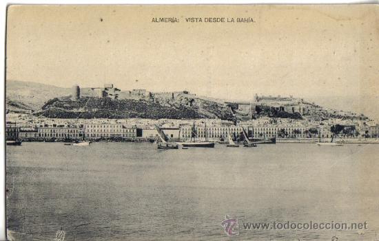 Postales: POSTAL DE ALMERIA, VISTA DESDE LA BAHIA, HAUSER Y MENET