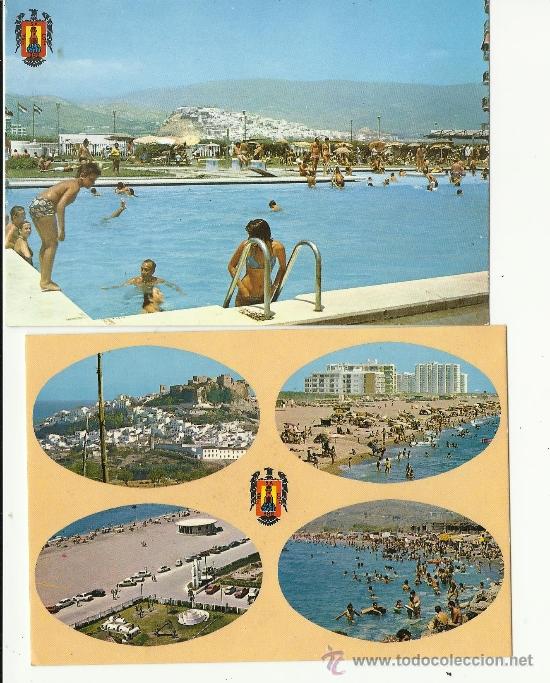 Postales: 2 postales de salobre&ntilde;a (granada) circuladas - Foto 1