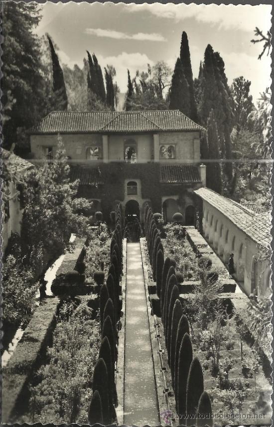 Postales: GRANADA GENERALIFE SIN ESCRIBIR - Foto 1