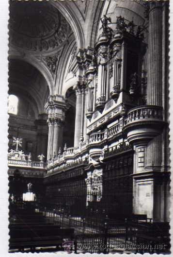 Postales: Jaen 20 Organo Santa Iglesia Catedral. Ed Sicilia. Sin circular