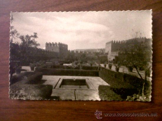 Postales: POSTAL ALMERIA JARDINES DE LA ALCAZABA  ED.AISA