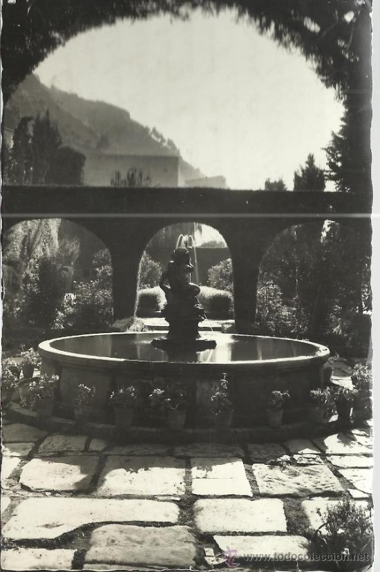 Postales: MALAGA JARDINES DE PUERTA OSCURA ESCRITA CON SELLOS