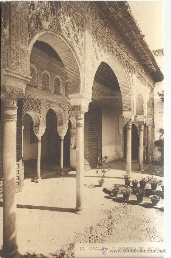 Postales: GRANADA GENERALIFE SIN ESCRIBIR - Foto 1