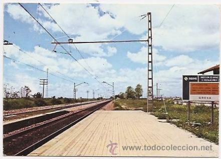 Postales: Lora del R&iacute;o. Estaci&oacute;n de ferrocarril - Foto 1