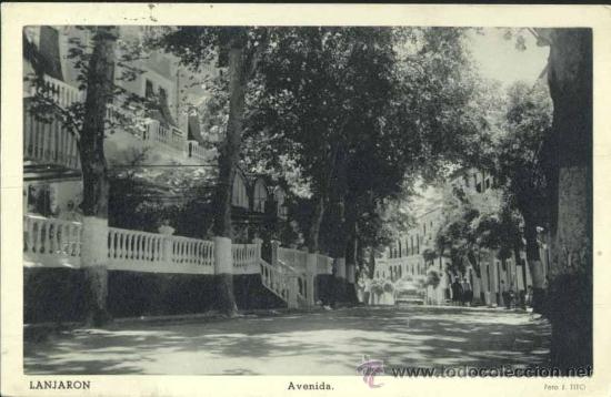 Postales: LANJARON (GRANADA).- AVENIDA - Foto 1