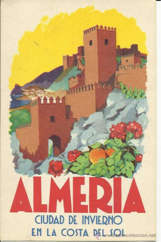 Postales: Postal Almeria,Publicitaria,de Turismo,original,sin circular,,es la de la foto