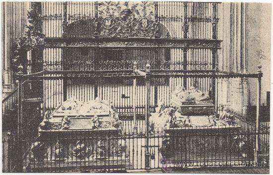 Postales: GRANADA.- CAPILLA REAL. SEPULCRO DE LOS REYES. - Foto 1