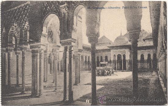 Postales: GRANADA.- ALHAMBRA: PATIO DE LOS LEONES. - Foto 1