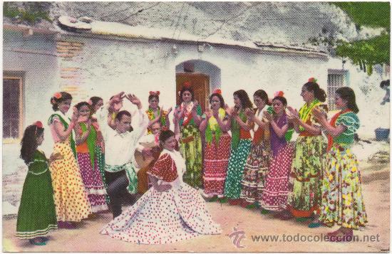 Postales: GRANADA.- GITANOS DEL SACRO MONTE. - Foto 1