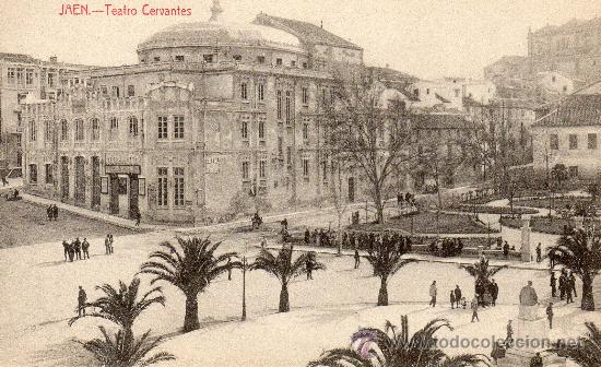 Postales: Jaen. Teatro Cervantes. - Foto 1