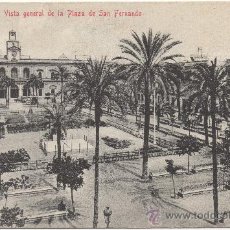 Postales: SEVILLA.- VISTA GENERAL DE LA PLAZA DE SAN FERNANDO. (C.1905).