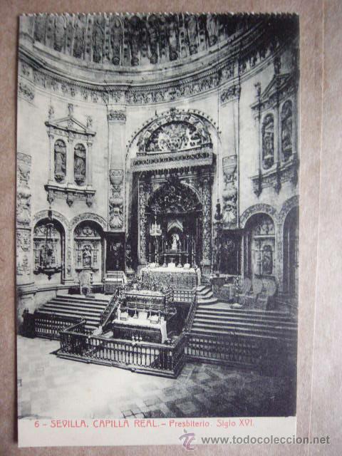 Postales: SEVILLA.  CAPILLA REAL.  N&ordm; 6.   THOMAS. - Foto 1
