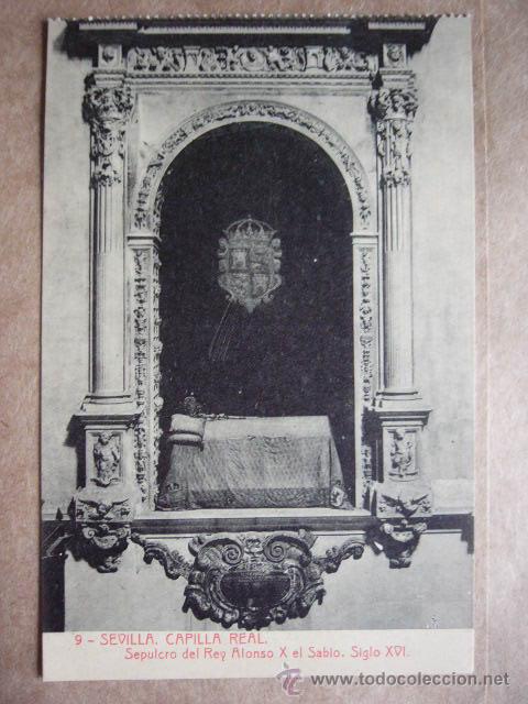 Postales: SEVILLA.  CAPILLA REAL.  N&ordm; 9.   THOMAS. - Foto 1