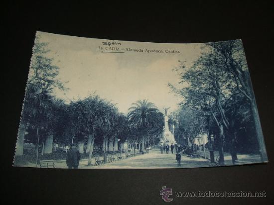 Postales: CADIZ ALAMEDA APODACA CENTRO - Foto 1