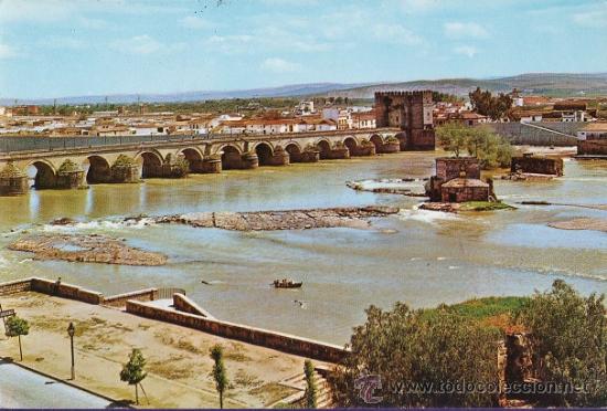 Postales: cordoba - rio guadalquivir y puente romano - n&ordm; 46 - ed. orce - circulada - a&ntilde;o 1964 - x