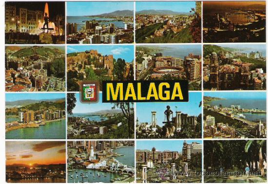 Postales: MALAGA - L. DOMINGUEZ N&ordm; 64 - ESCUDO DE ORO