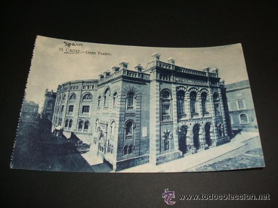 Postales: CADIZ GRAN TEATRO - Foto 1