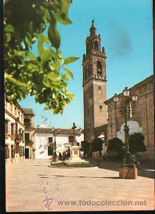 Postales: TARJETA POSTAL DE ECIJA - PLAZA DE NUESTRA SE&Ntilde;ORA DEL VALLE. 2004