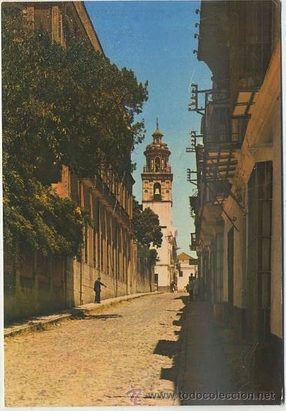 Postales: POSTAL DE SANLUCAR DE BARRAMEDA. CADIZ. CALLE CABALLERO. PARROQUIA NTRA. SRA. DE LA O P-ANSLU-105