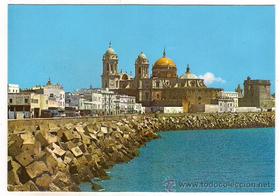 Postales: -46145 POSTAL CADIZ, CAMPO DEL SUR Y CATEDRAL, EDICIONES RO-FOTO