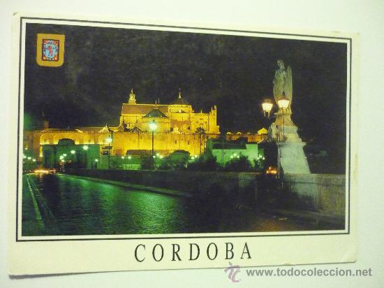 Postales: postal cordoba.-nocturna mezquita i catedral.
