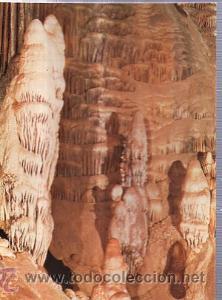 Postales: TARJETA POSTAL CUEVA DE NERJA, EL CORDERITO, DETALLE DE LA SALA DE CATACLISMO