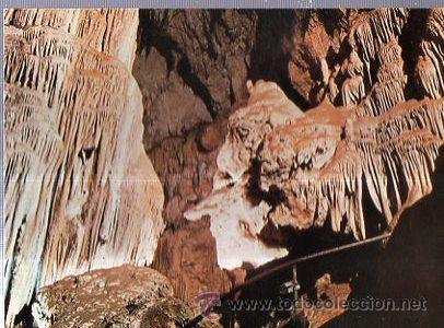 Postales: TARJETA POSTAL CUEVA DE NERJA, CIRANO, DETALLE DE LA SALA DEL CATACLISMO