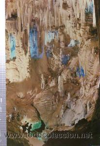 Postales: TARJETA POSTAL CUEVA DE NERJA, ENTRADA A LAS GALER&Iacute;AS ALTAS