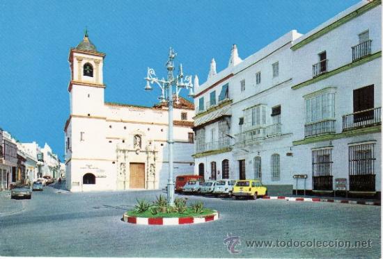 Postales: CADIZ - CHICLANA DE LA FRONTERA - PLAZA JESUS NAZARENO Y CONVENTO DE LAS AGUSTINAS
