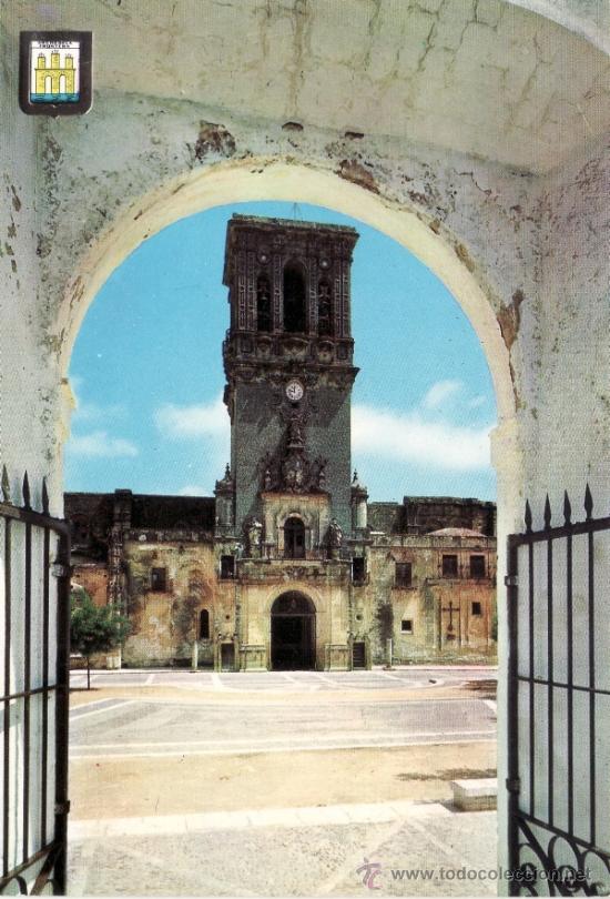Postales: CADIZ - ARCOS DE LA FRONTERA - TORRE DE LA IGLESIA PARROQUIAL DE SANTA MARIA