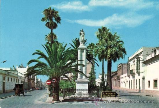 Postales: CADIZ - PUERTO DE SANTA MARIA - MONUMENTO SAGRADO CORAZON D JESUS - ED. ANGEL Y LUIS GARCIA MARTINEZ