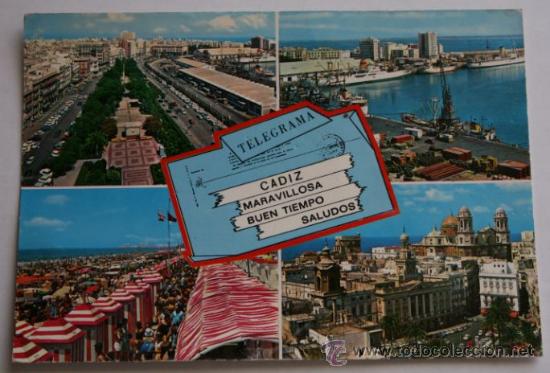 Postales: POSTAL DE CADIZ - ARRIBAS 94 - ESCRITA EN 1973