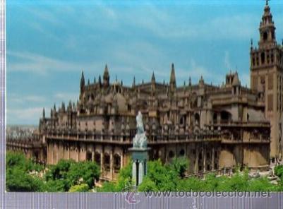 Postales: TARJETA POSTAL SEVILLA, CATEDRAL BV - Foto 1