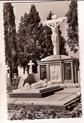 Postales: ANTIGUA POSTAL 101 CORDOBA MAUSOLEO A MANOLETE ESCRITA 1957 EDICIONES GARCIA GARRABELLA