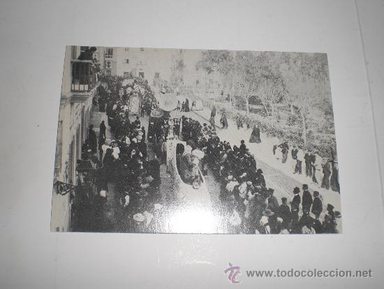 Postales: Tarjeta postal del carnaval en la calle Londres. Diputaci&oacute;n de C&aacute;diz. Colecci&oacute;n C&aacute;diz 1900.