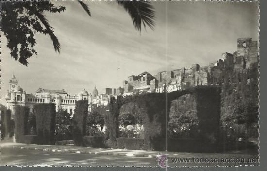 Postales: MALAGA JARDINES DE PUERTA OSCURA SIN ESCRIBIR