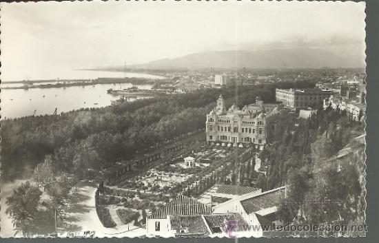 Postales: MALAGA JARDINES DE PUERTA OSCURA SIN ESCRIBIR
