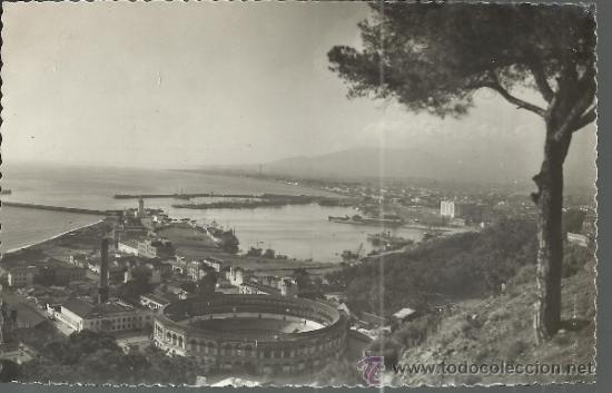 Postales: MALAGA VISTA DEL PUERTO SIN ESCRIBIR
