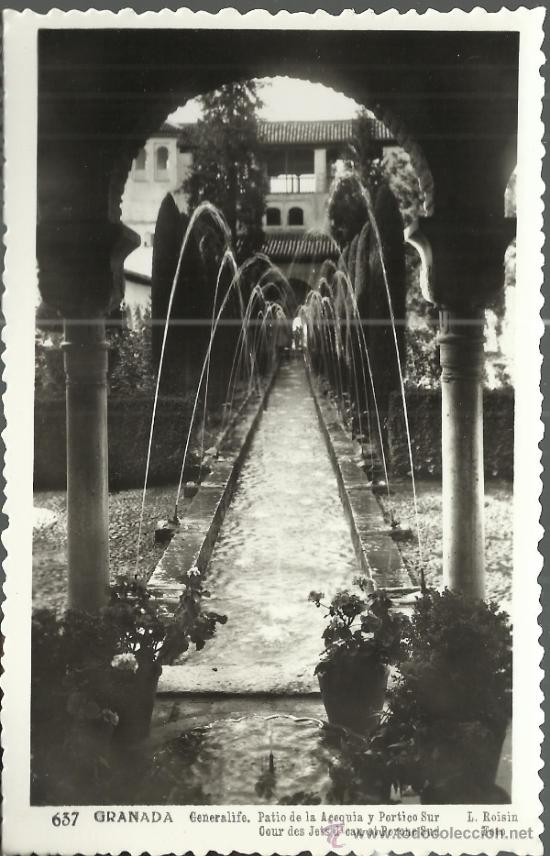 Postales: GRANADA GENERALIFE SIN ESCRIBIR - Foto 1