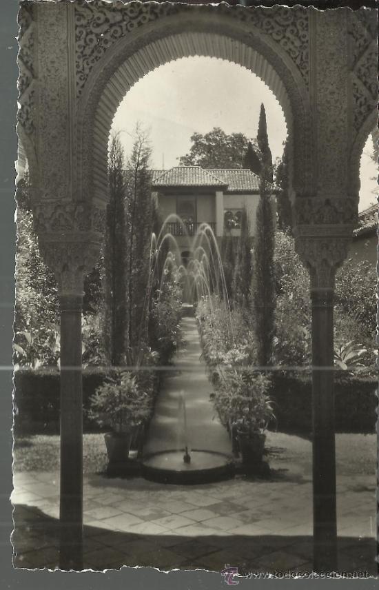 Postales: GRANADA GENERALIFE SIN ESCRIBIR - Foto 1