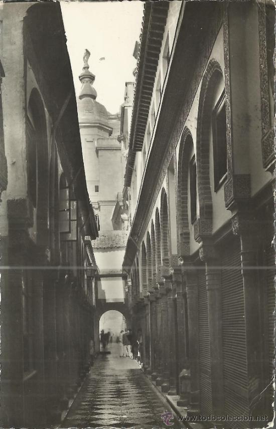 Postales: GRANADA ALCAICERIA ESCRITA - Foto 1