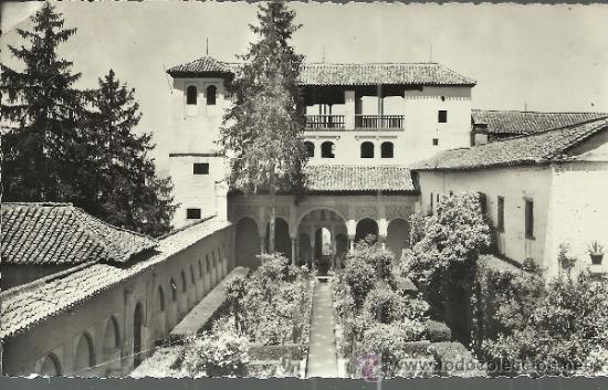 Postales: GRANADA GENERALIFE ESCRITA - Foto 1