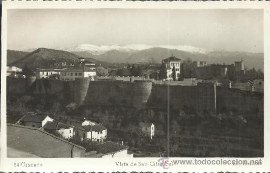 Postales: GRANADA VISTA DE SAN CRISTOBAL - Foto 1