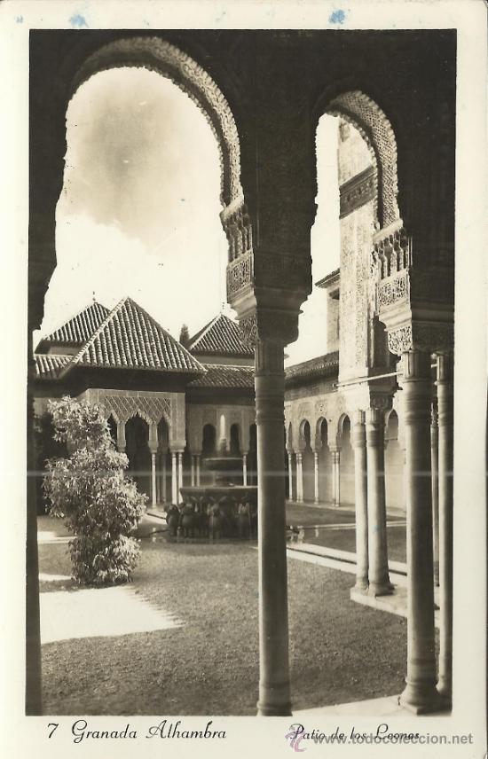 Postales: GRANADA ALHAMBRA  ESCRITA - Foto 1