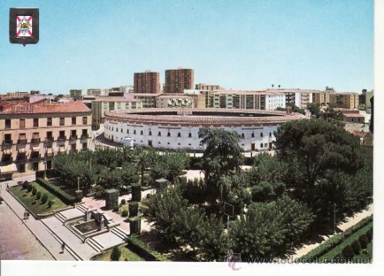 Postales: JAEN - LINARES - GLORIETA Y PLAZA DE TOROS
