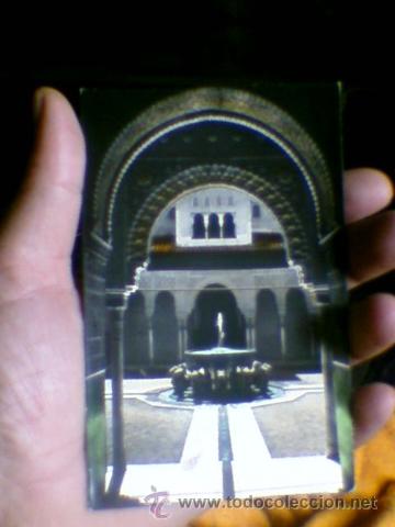 Postales: Alhambra patio leones pintada n&ordm; 41 Sicilia circulada 1960 (b11)