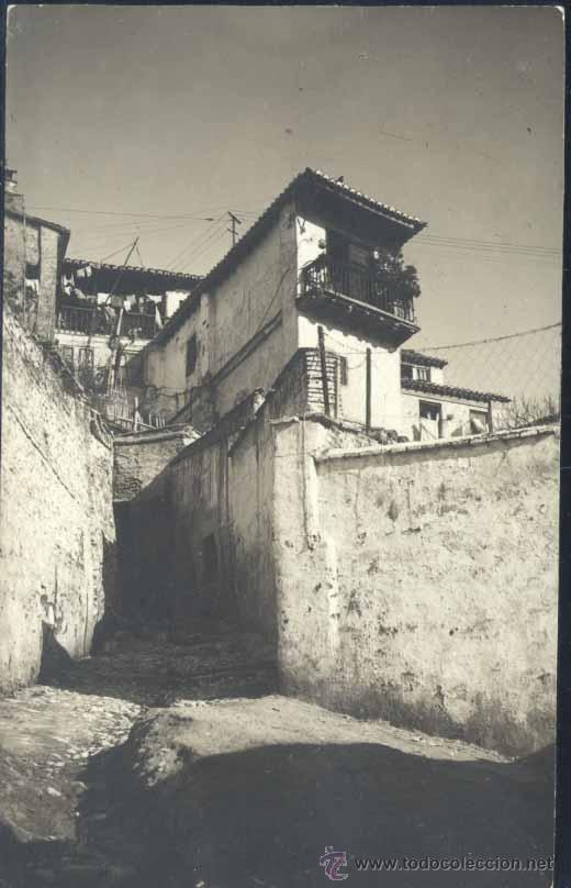 Postales: GRANADA.- EL BALCON DE LOS PINTORES - Foto 1